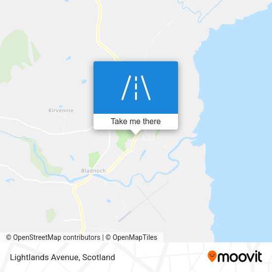 Lightlands Avenue map
