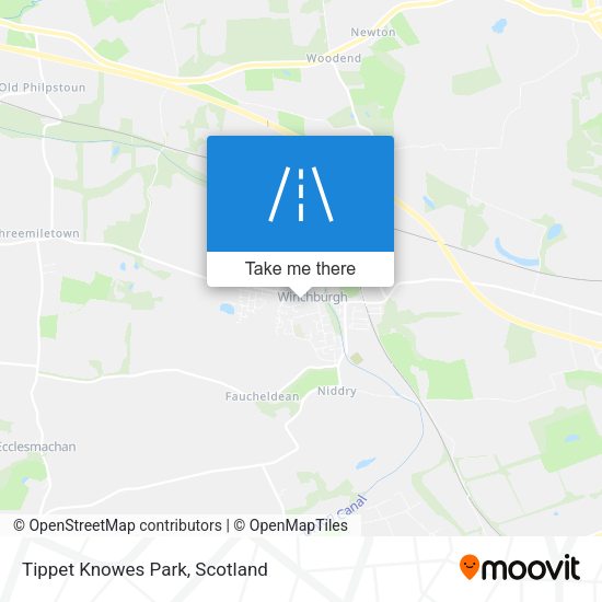 Tippet Knowes Park map
