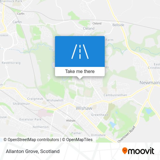 Allanton Grove map