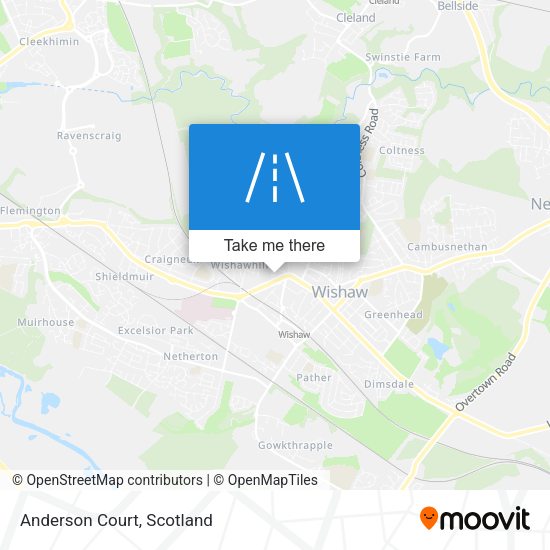 Anderson Court map