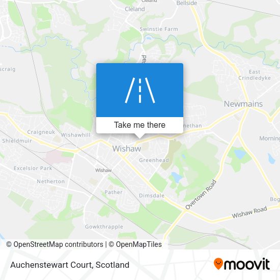 Auchenstewart Court map