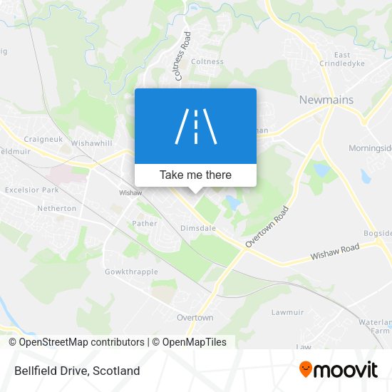 Bellfield Drive map