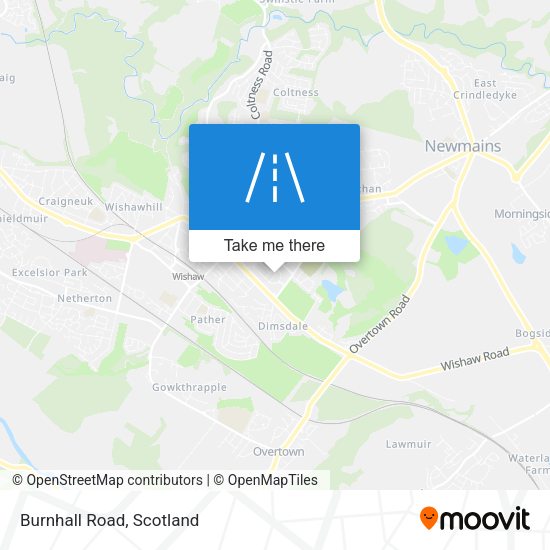 Burnhall Road map