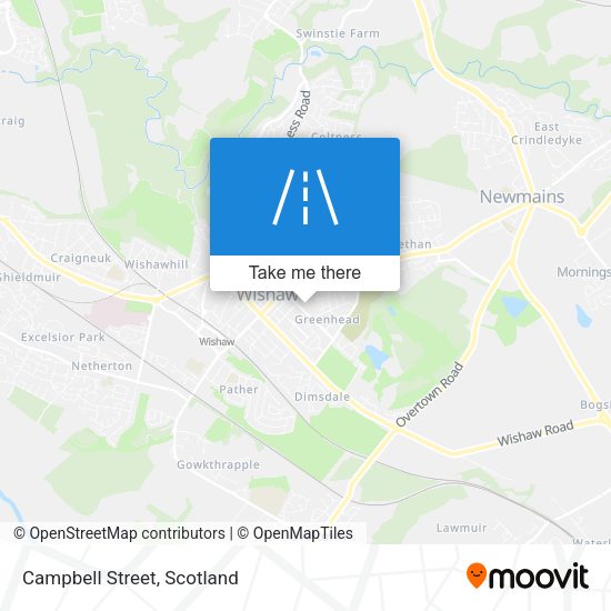 Campbell Street map