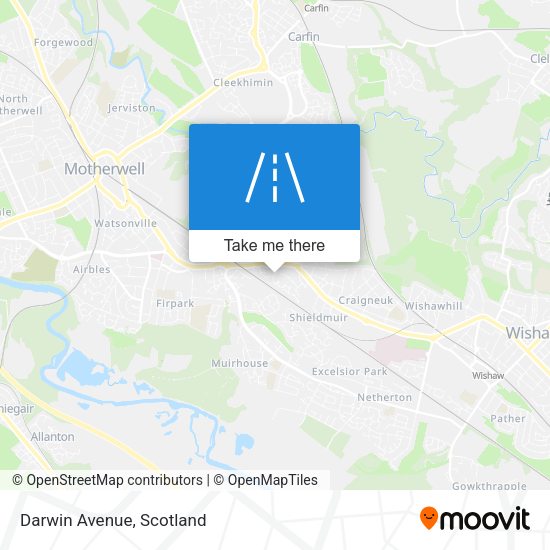 Darwin Avenue map