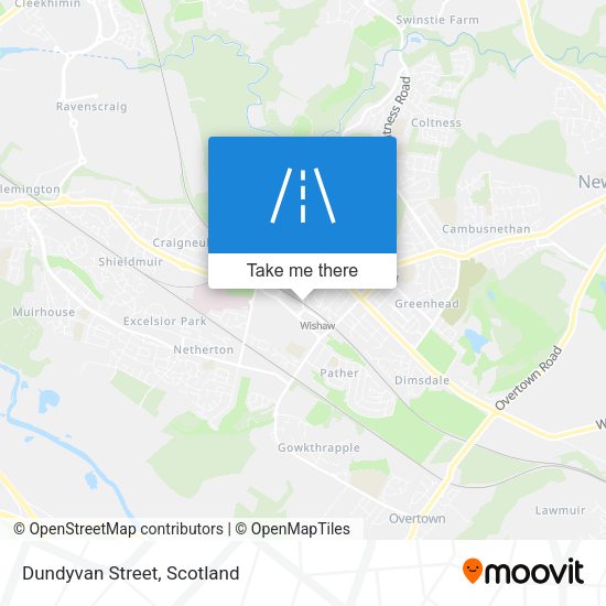Dundyvan Street map