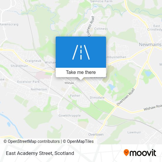 East Academy Street map