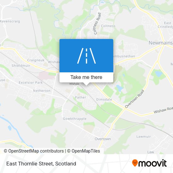 East Thornlie Street map