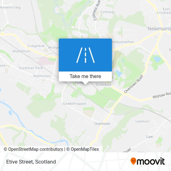 Etive Street map