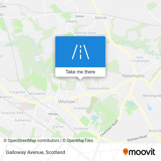 Galloway Avenue map