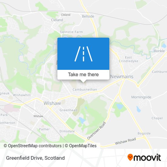 Greenfield Drive map