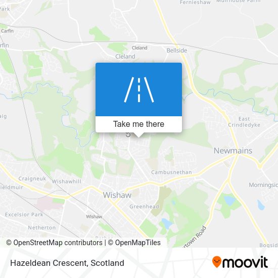 Hazeldean Crescent map