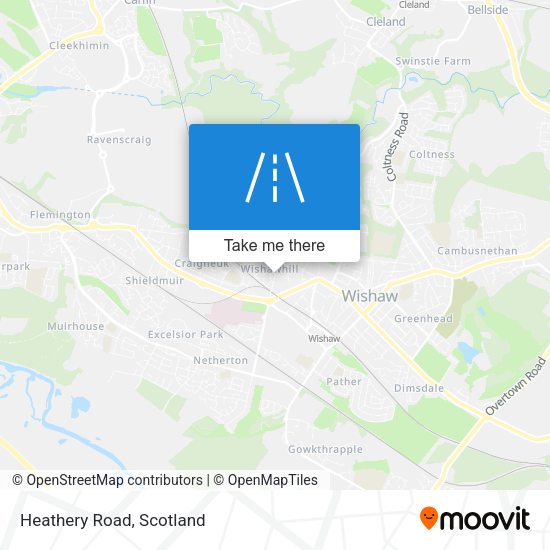 Heathery Road map