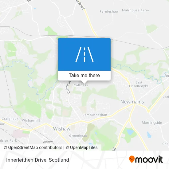 Innerleithen Drive map