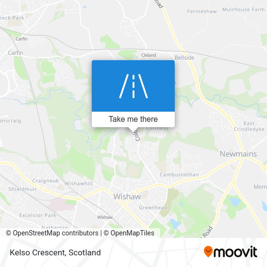 Kelso Crescent map