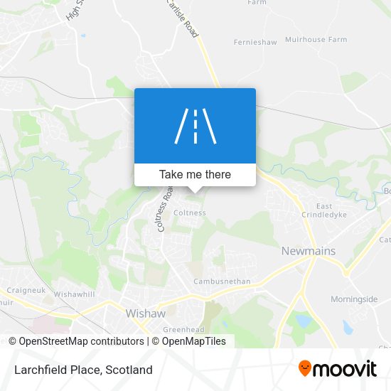Larchfield Place map