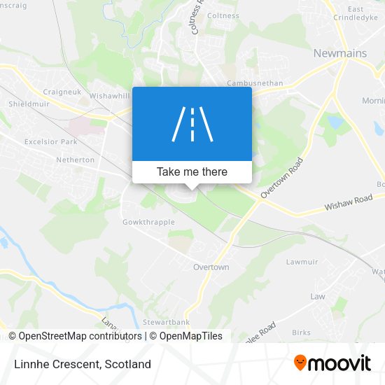 Linnhe Crescent map