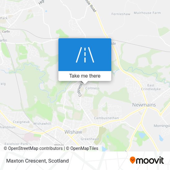 Maxton Crescent map