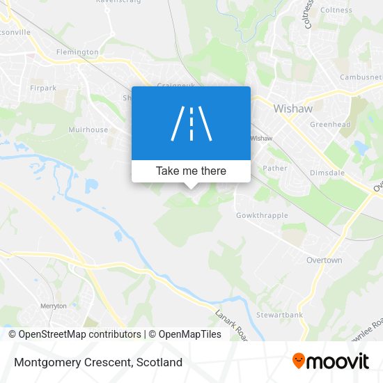 Montgomery Crescent map