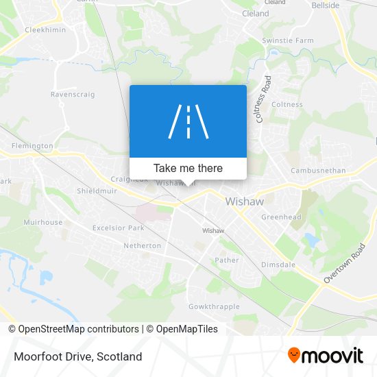 Moorfoot Drive map