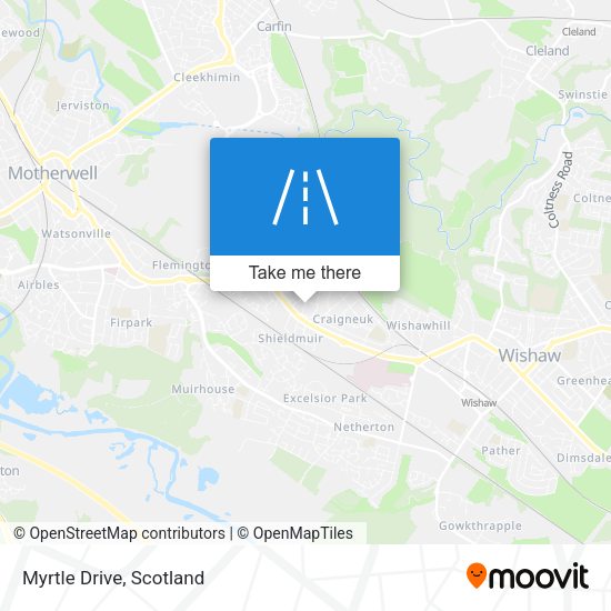 Myrtle Drive map