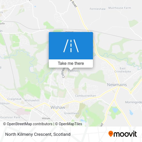 North Kilmeny Crescent map