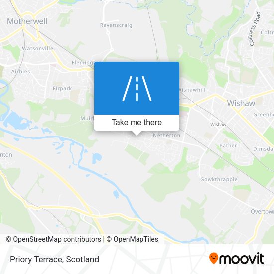 Priory Terrace map