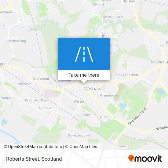 Roberts Street map