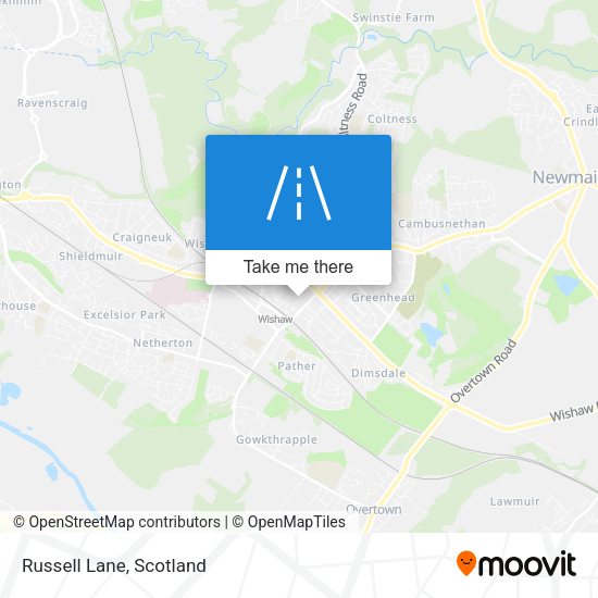 Russell Lane map