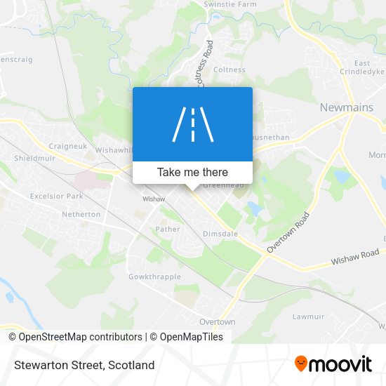 Stewarton Street map