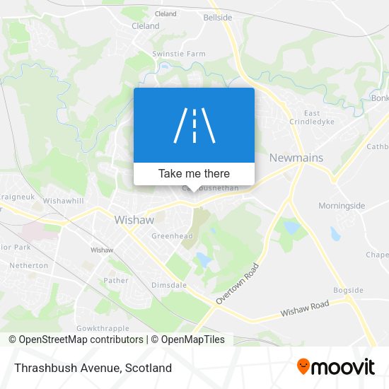 Thrashbush Avenue map