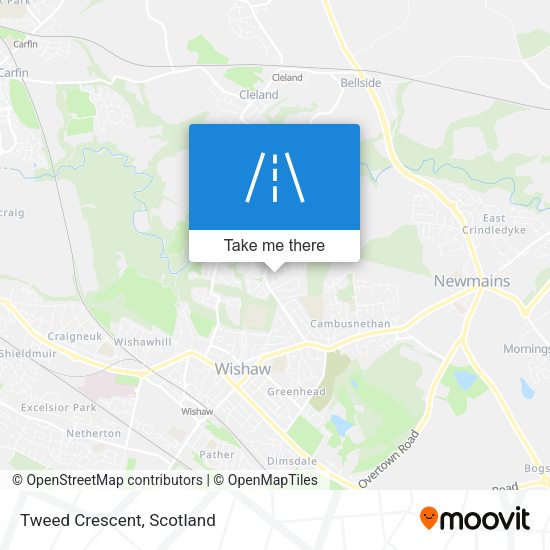 Tweed Crescent map