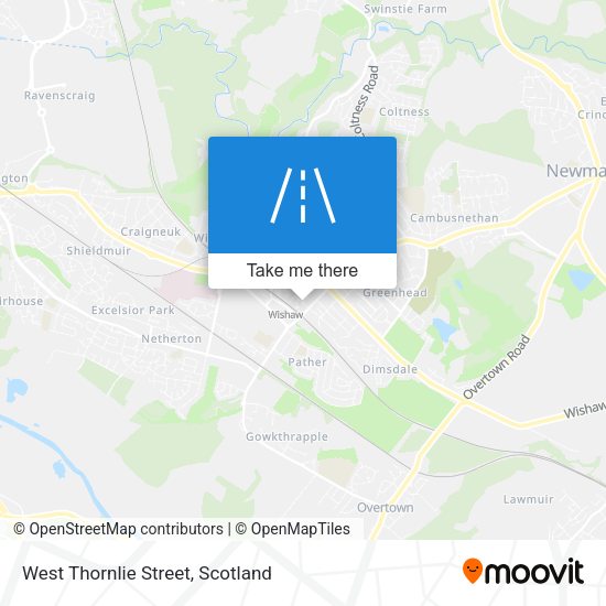 West Thornlie Street map