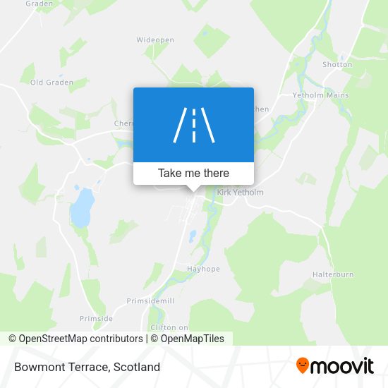 Bowmont Terrace map