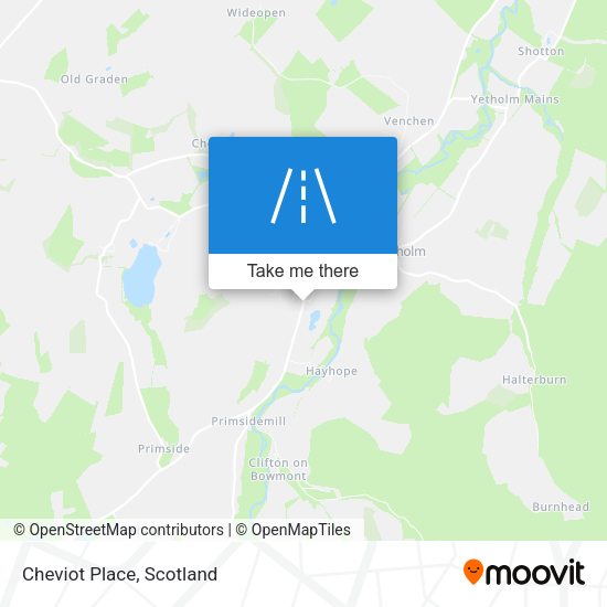 Cheviot Place map