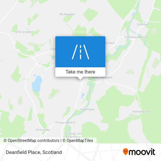 Deanfield Place map