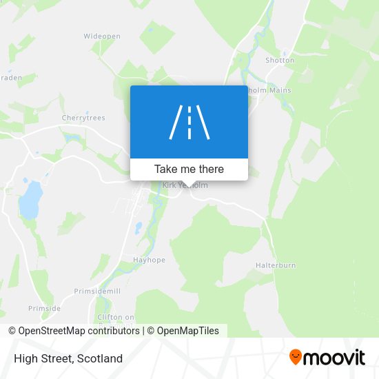 High Street map