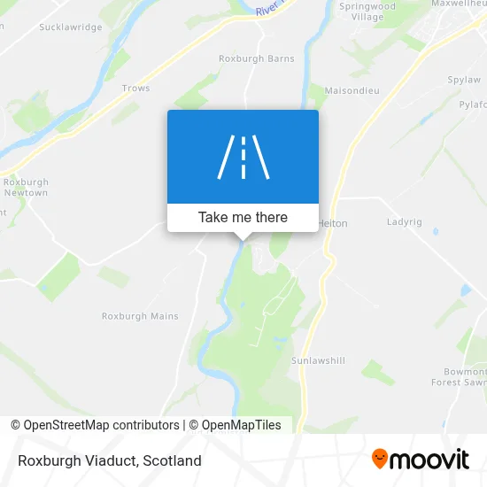 Roxburgh Viaduct map