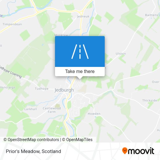 Prior's Meadow map