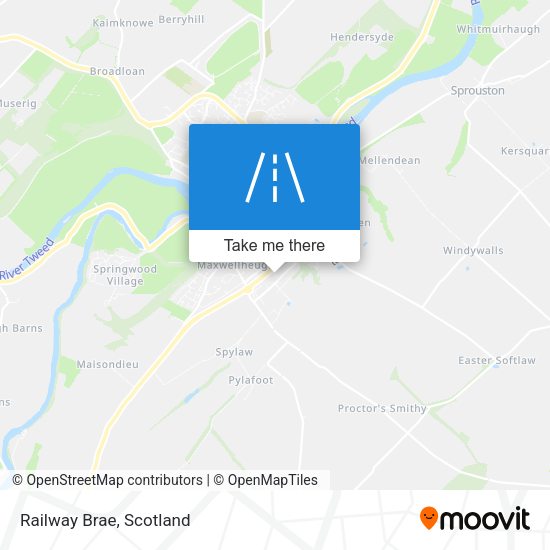 Railway Brae map