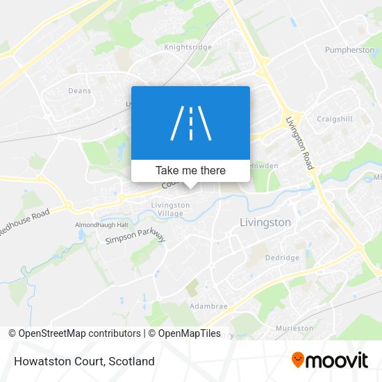 Howatston Court map