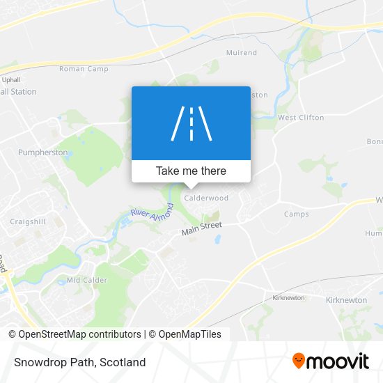 Snowdrop Path map