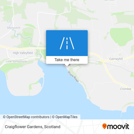 Craigflower Gardens map