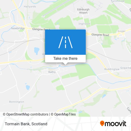 Tormain Bank map