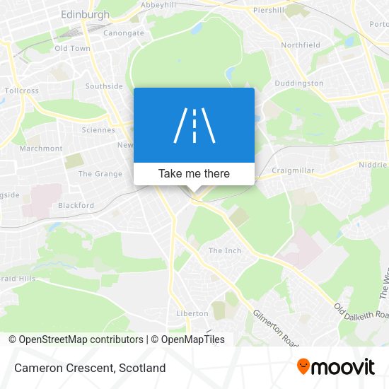 Cameron Crescent map