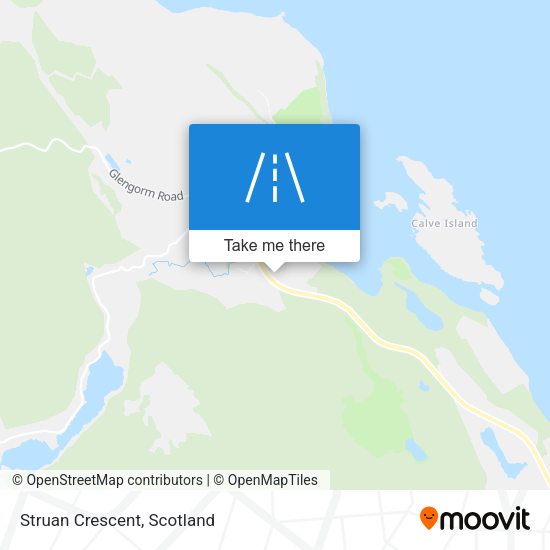Struan Crescent map