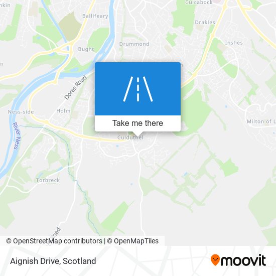 Aignish Drive map