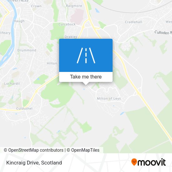 Kincraig Drive map