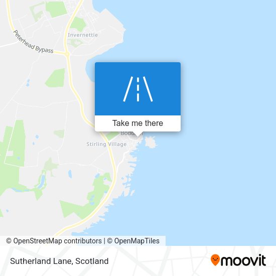 Sutherland Lane map