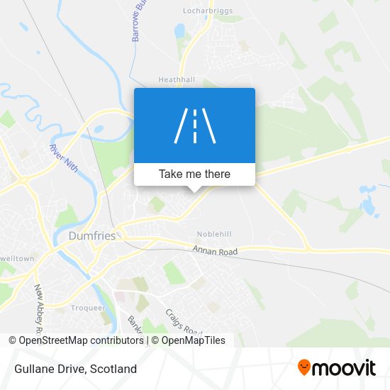 Gullane Drive map